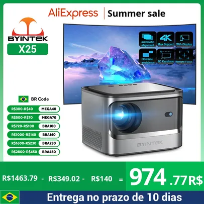 [Do Brasil ] Projetor BYINTEK-X25