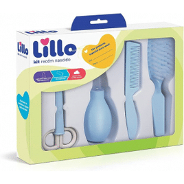 Kit Recém Nascido Lillo Higiene - Azul