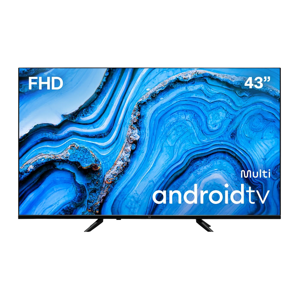 Smart TV 43 Multi DLED Android TV com Espelhamento de Tela 3 HDMI 2 USB Full HD - TL066M