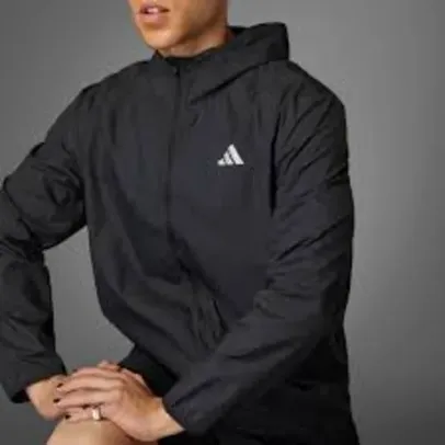 Saindo por R$ 225: Jaqueta Masculina Adidas com Capuz Run It | Pelando