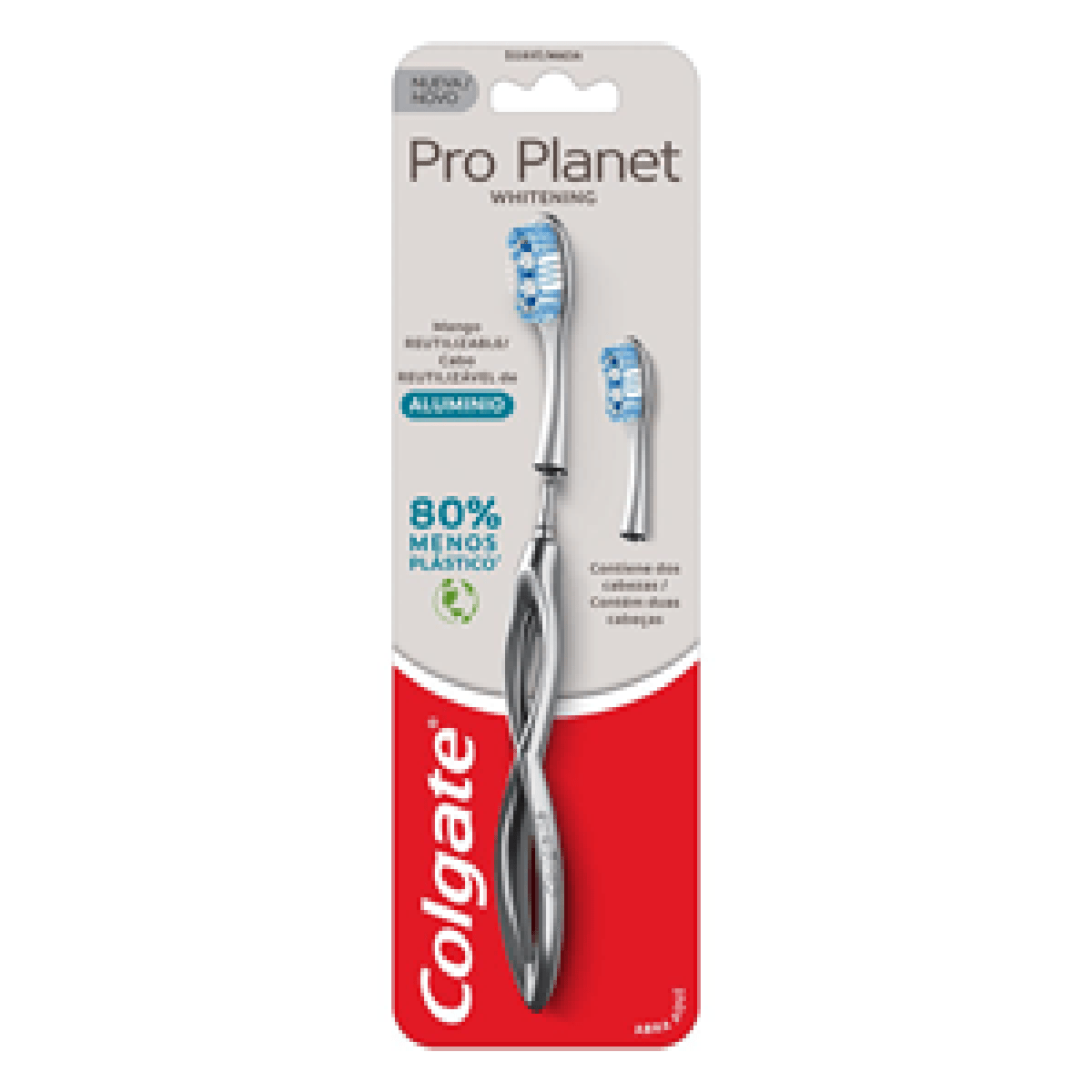 Escova Dental Colgate Pro Planet ou Kit Refil 2 unidades