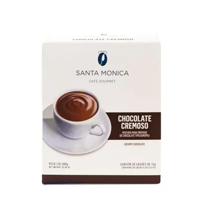 (REC) Café Santa Monica Chocolate Europeu Monodose Café Santa Monica Com 20 Unidades