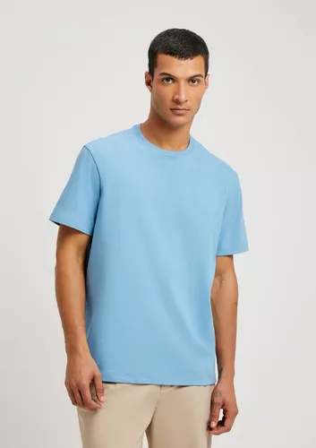 Camiseta Básica Masculina Super Cotton Hering Adulto com cupom Mercado Livre