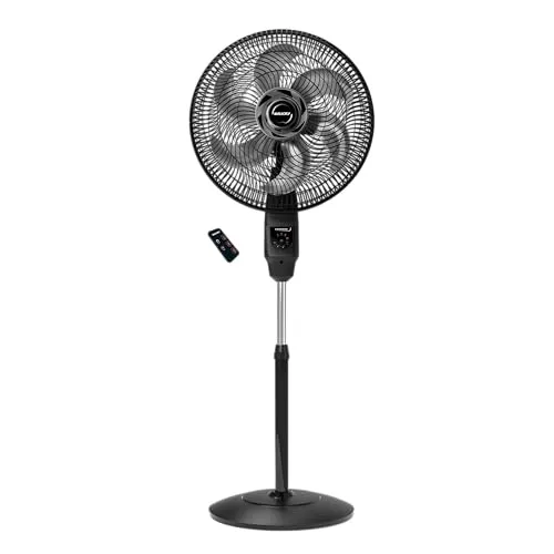 Ventilador de Coluna Mallory Chronos 126W, Silencioso, Com Controle Remoto, Hélice de 6 pás, Auto Desligamento Programável 127V