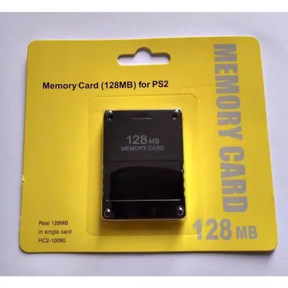 Memory Card 128Mb para Playstation 2 Fat e Slim