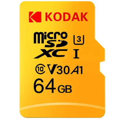 [Combo] Cartão de Memória Kodak Micro SD - 64GB