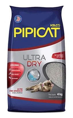 Saindo por R$ 31,49: Pipicat Areia Higiênica Ultra Dry 4 kg | Pelando