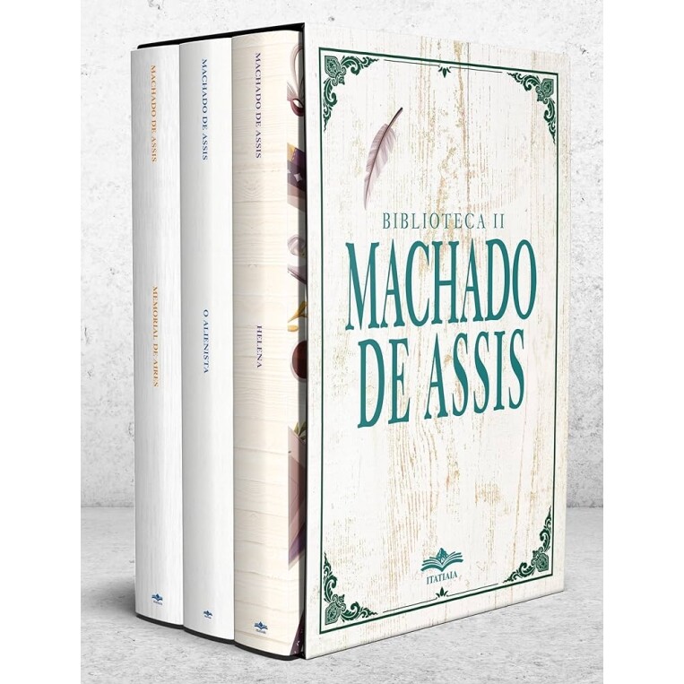Box 3 Livros Biblioteca Machado de Assis Volume 02