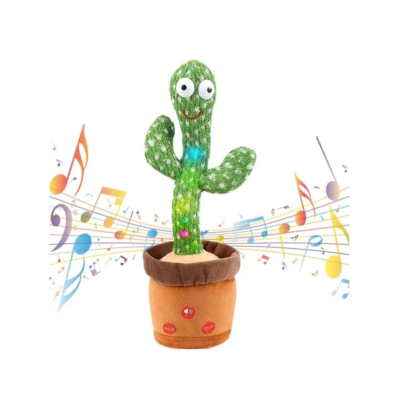 Brinquedo Cactus Imitador Falante que Dança