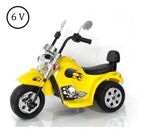 Moto Elétrica Infantil com Bateria de 6v