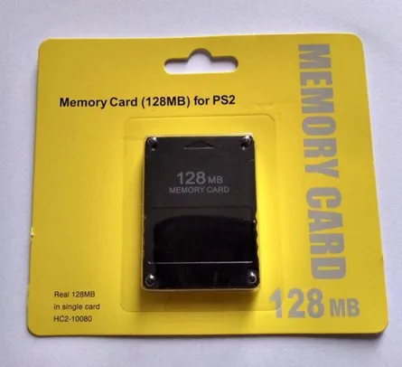 Memory Card Ps2 128 MB Playstation 2 Fat e Slim