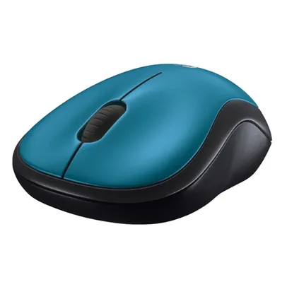 Mouse Logitech M185 Sem fio 1000DPI 2.4GHz Azul - 910-003636