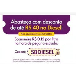 Shellbox Economize até R$0,15 por Litro no Diesel Limitado a R$40