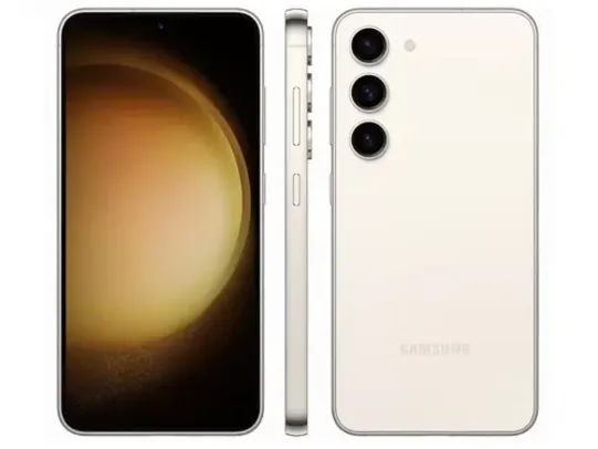 Smartphone Samsung Galaxy S23 256GB Creme 5G 8GB RAM 6.1"