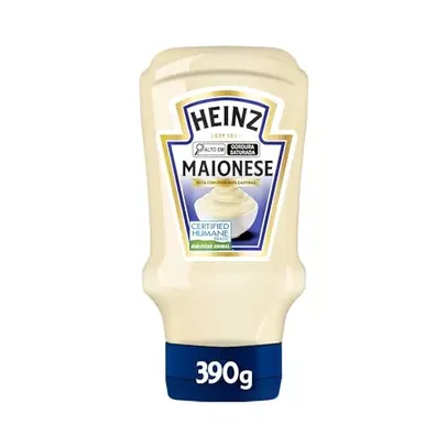 [REC R$ 11,69] Maionese Heinz - 390g