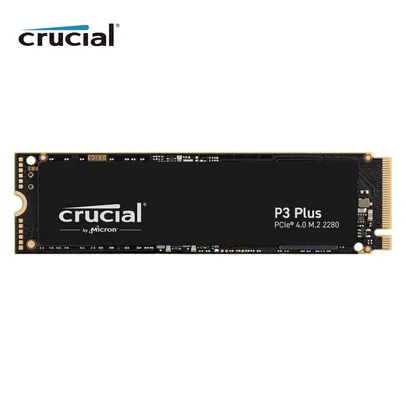 [Taxa inclusa] Crucial P3 Plus 500GB SSD PCIe Gen4 3D NAND NVMe M.2, até 5000 MB/s