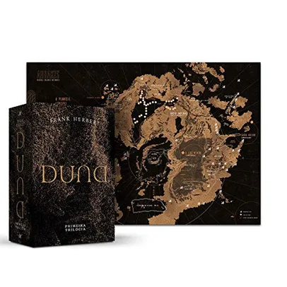 Box Duna: Primeira Trilogia em Capa Dura + Mapa Arrakis