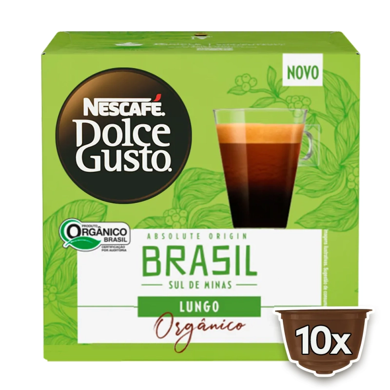 Cápsulas Café Origens do Mundo Brasil Orgânico - 10 Cápsulas