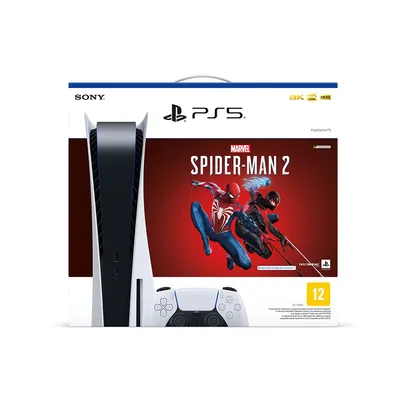 Console Sony Playstation 5 Ps5 Midia Física Marvel's Spider-Man 2