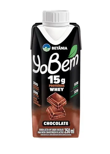 [ PRIME | REC | Regional ] Betânia Yobem Bebida Láctea Uht Chocolate 15G De Proteínas 250Ml