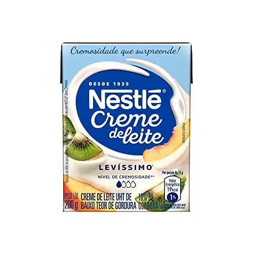 (REC) (Leve + por -) Nestlé Creme De Leite Nestlé Levíssimo 200G