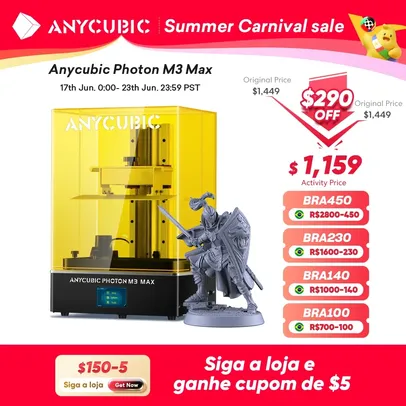 [DoBrasil] Impressora 3D Anycubic Photon M3 Max Lcd Printer 13