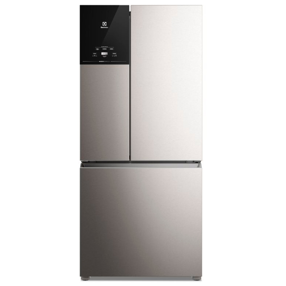 Geladeira Refrigerador Electrolux Inverter 590L Frost Free Autosense Im8s - Prata - 110 Volts