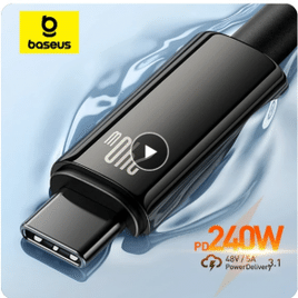 Cabo USB-C Baseus para iPhone 240W - 1m