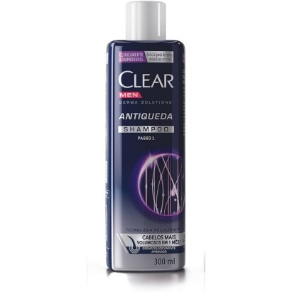 Shampoo Clear Antiqueda Men Derma Solutions 300ml