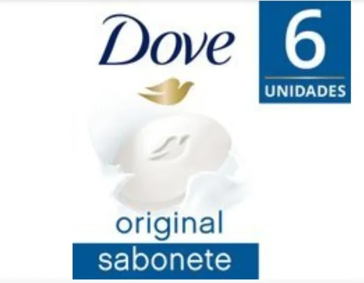 Saindo por R$ 18,49: Sabonete em barra Dove pack 6 unidades | Pelando