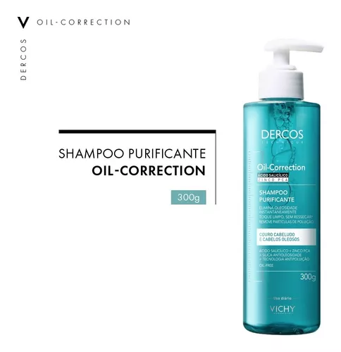 Shampoo Purificante Dercos Oil Correction 300g Vichy