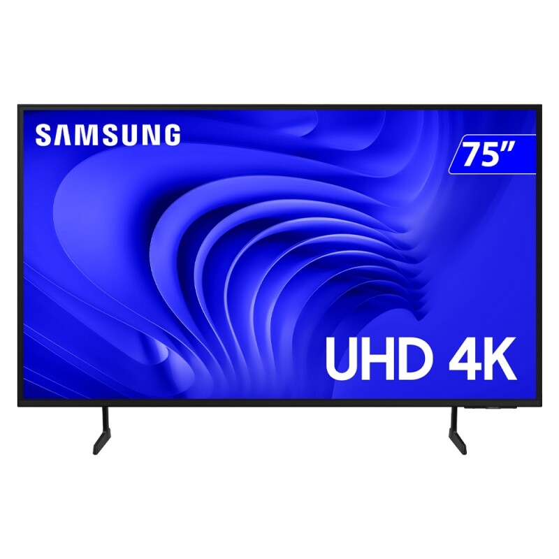 Smart TV Samsung LED 75" 4K Wi-Fi Tizen Comando de Voz UN75DU7700GXZD