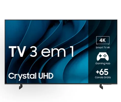 Samsung Smart TV 50" Crystal UHD 4K 50CU8000 2023, Painel Dynamic Crystal Color