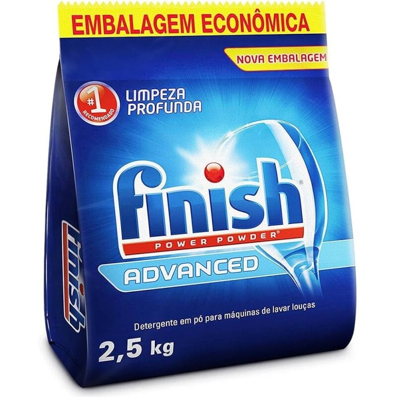 Finish - Detergente para Lava Louças em Pó 25kg