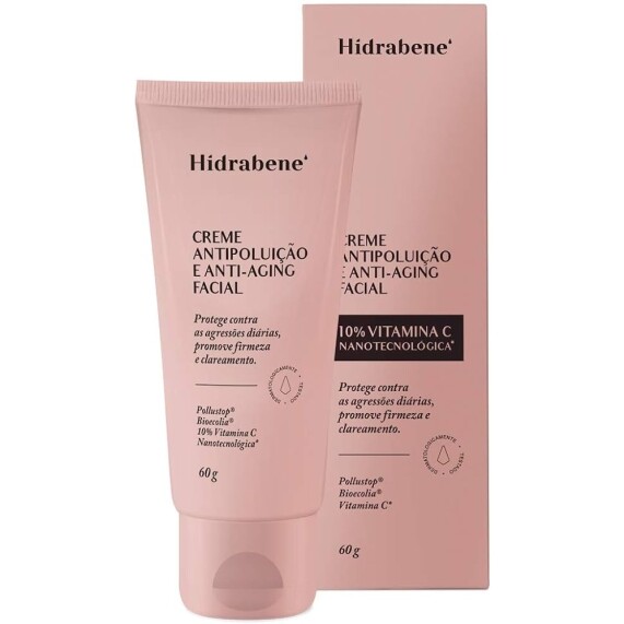 Hidrabene Creme Antipoluição Anti-Aging Facial - 60g