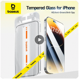 Protetor de Tela Baseus para iPhone Anti Espião Vidro Temperado