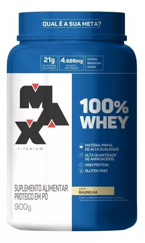Whey Protein 100% Max Titanium 900g