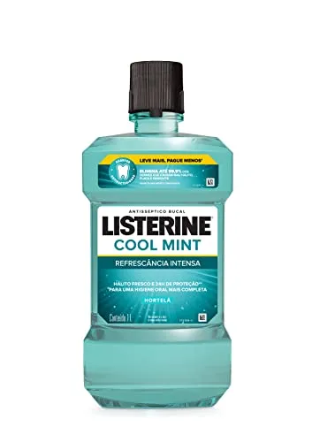 [REC R$25,55] Listerine Cool Mint Enxaguante Bucal, 1L