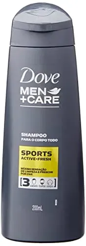 [REC: R$ 8,54] Dove Shampoo 3 Em 1 Men+Care Sports 200Ml