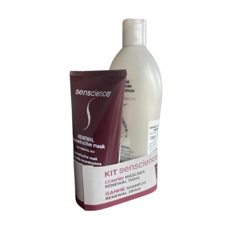 Kit Senscience Renewal Máscara 150ml + Ganhe Shampoo Renewal 280ml