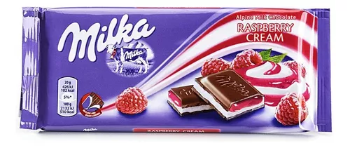 [Leve 6 / R$50] Chocolate Raspberry Cream Milka 100g