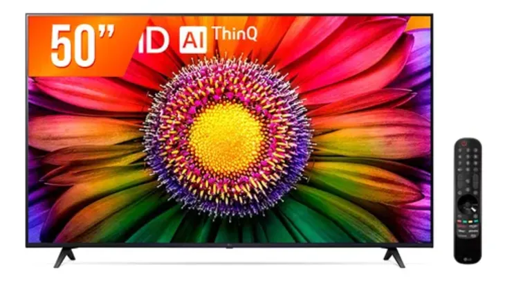 Smart Tv Led 50 Uhd 4k LG 50ur8750psa Thinq Ai 3 Hdmi 2 Usb