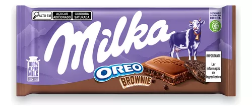 [Leve 6 R$50] Chocolate Oreo Brownie Milka 100g