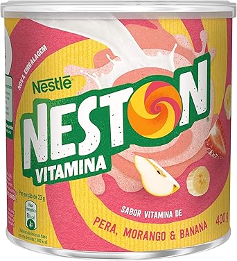Cereal Infantil Neston Vitamina Morango Pêra e Banana 400g