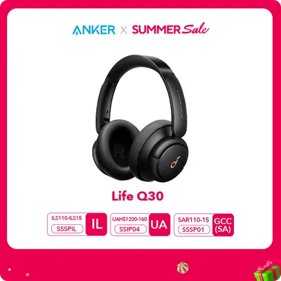 [Taxa Inclusa] Anker Life Q30 fone de ouvido sem fio com cancelamento de ruído ativo