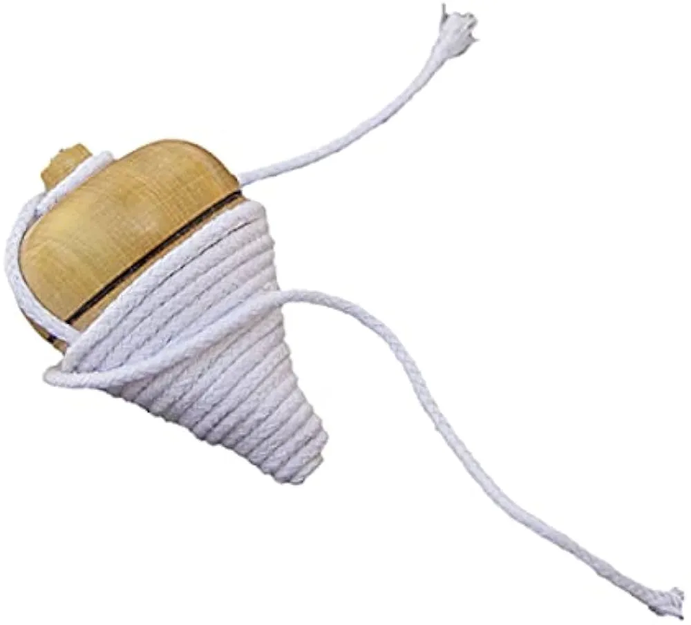 Pião com Fieira Retrô Brinquedo