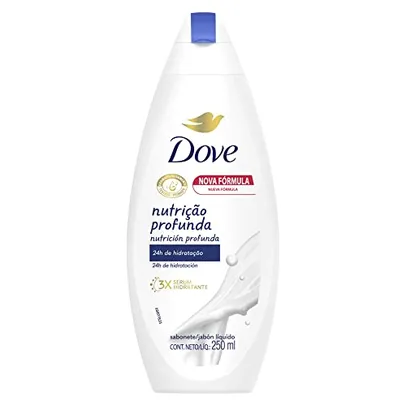 [Super 7,64] Dove Sabonete Líquido Nutrição Profunda Frasco 250Ml