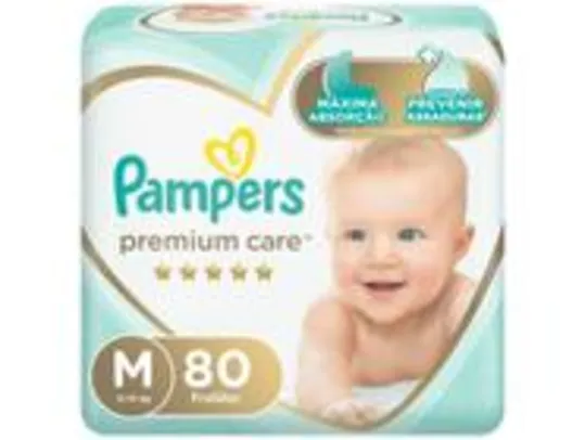 Fralda Pampers Premium Care M