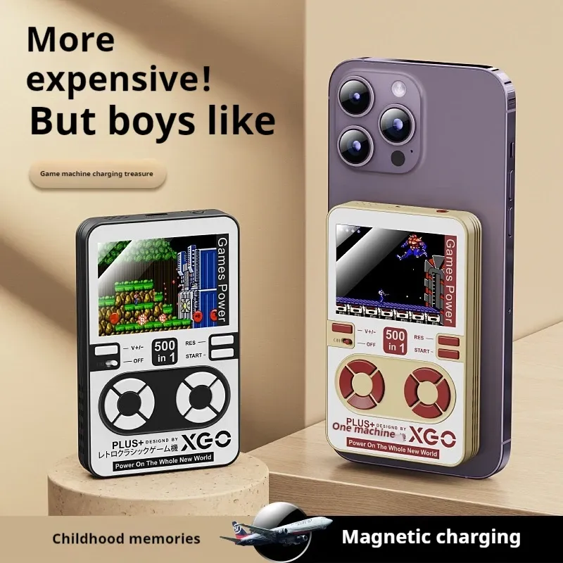 Power Bank Gamer MagSafe XG Dy09 - com 500 games 6.000mAh