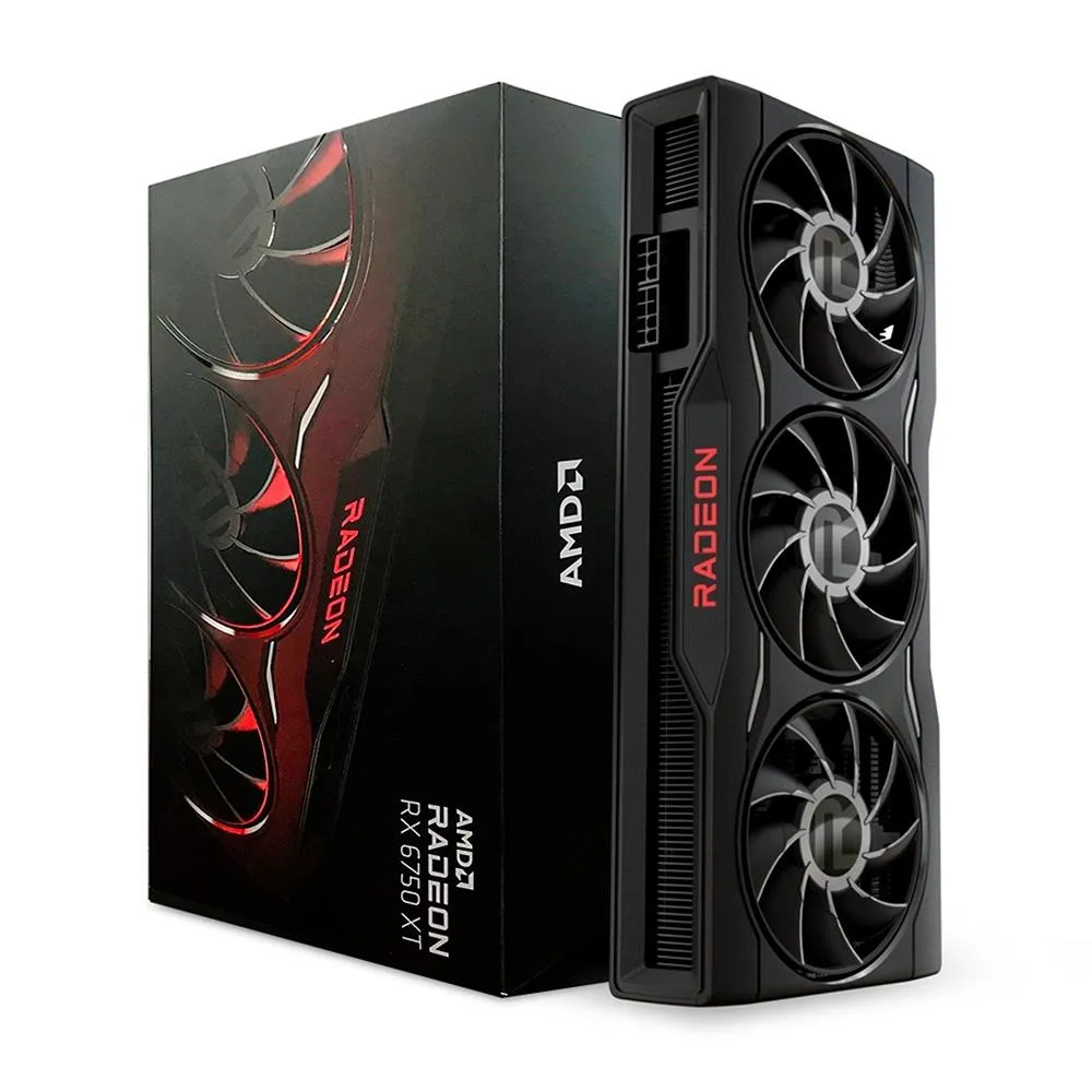 [APP] Placa de Vídeo RX 6750XT Gaming XFX Graphics Card AMD Radeon, 12GB GDDR6, Ray tracing, Fidelity FX - RX-675TMBAF9